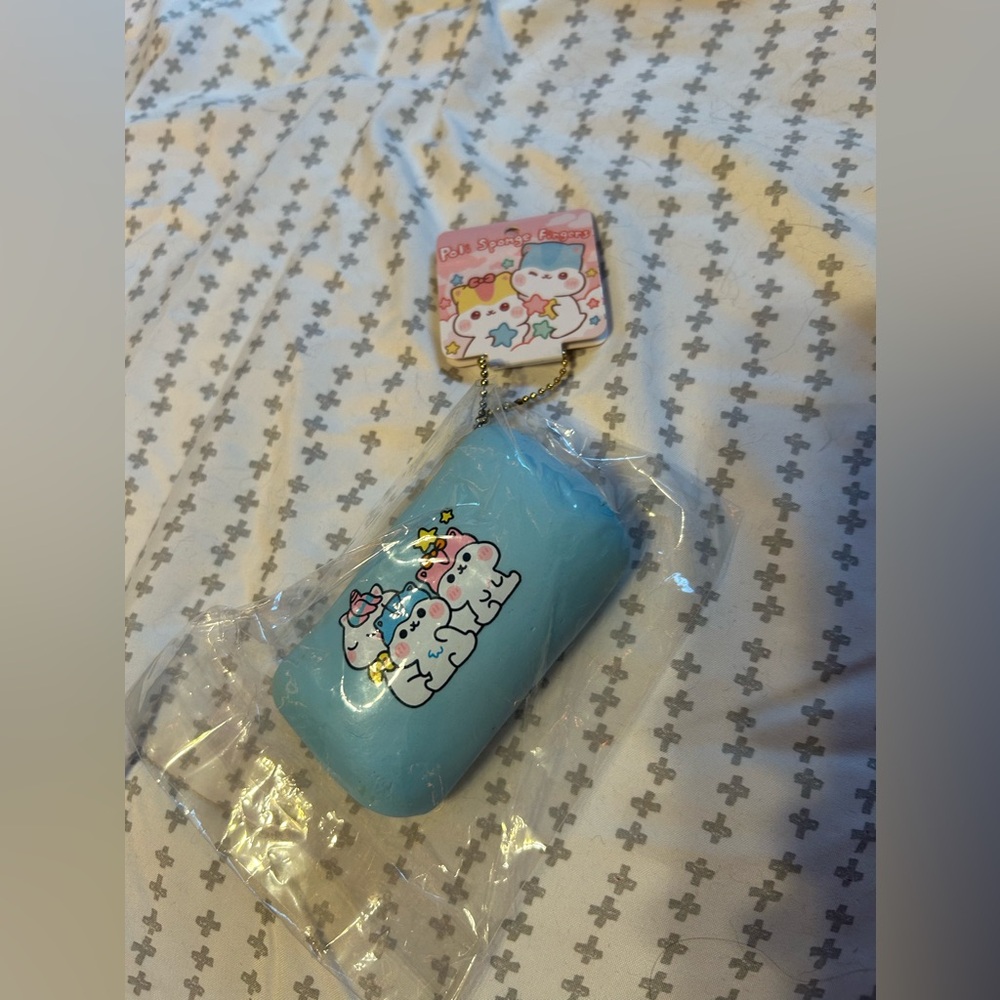 Poli and Unicorn Sponge Finger Squishy